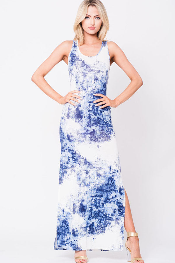 PRINTED MAXI DRESS