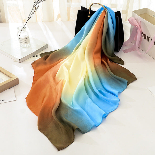 Colorful scarves for women